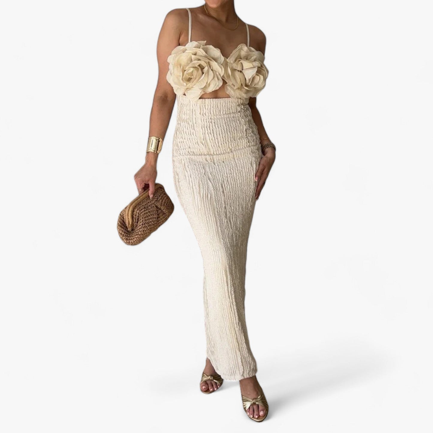 Chic Oversized Corset Maxi Dress