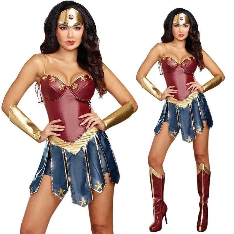 Women’s Warrior-Inspired Cosplay Costume Set