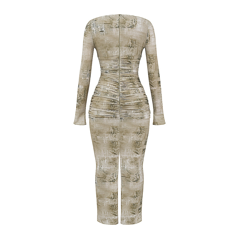 Chic Printed Maxi Dress for Every Occasion