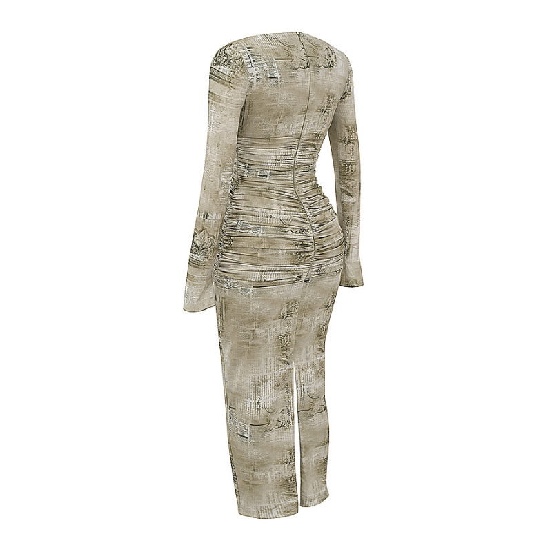Chic Printed Maxi Dress for Every Occasion