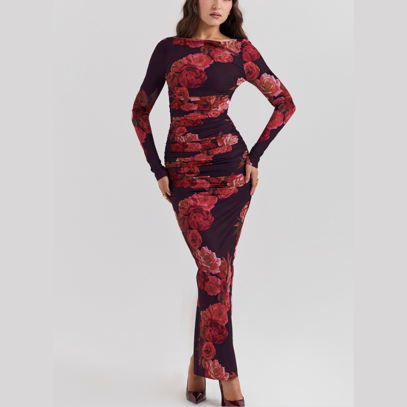 Chic Printed Maxi Dress for Every Occasion