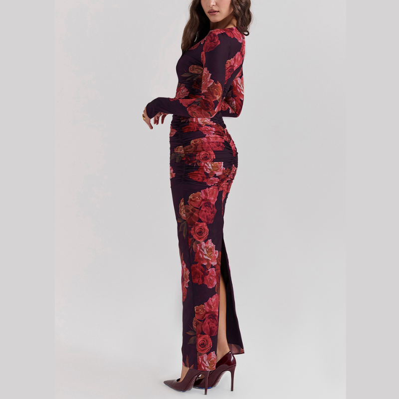 Chic Printed Maxi Dress for Every Occasion