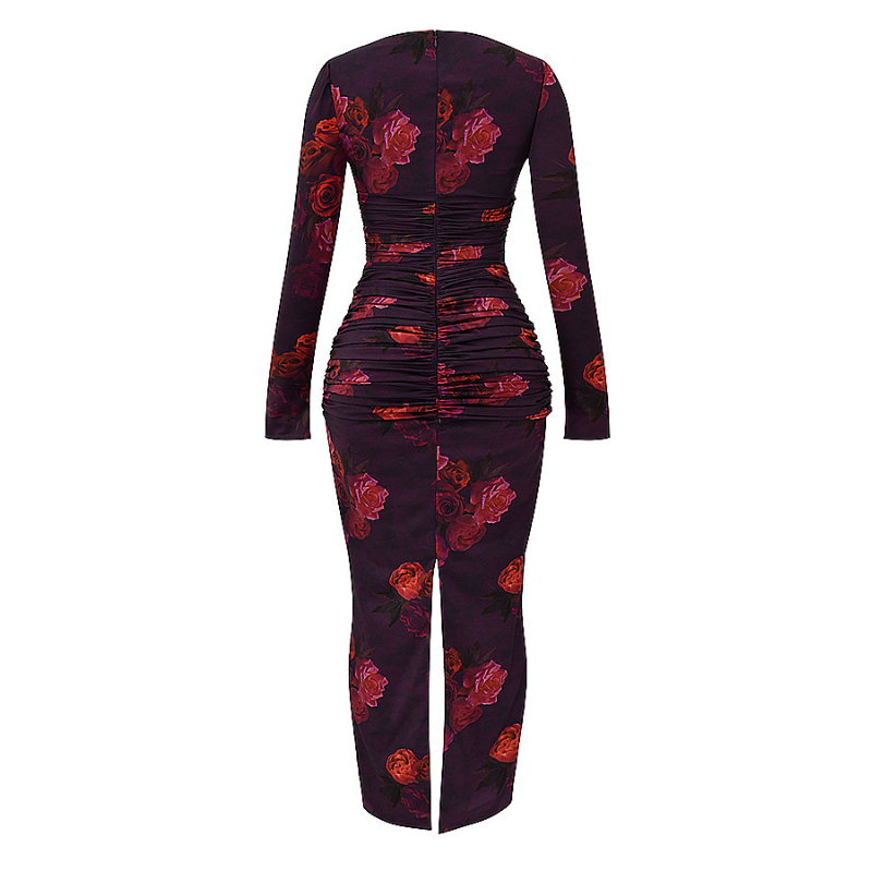 Chic Printed Maxi Dress for Every Occasion