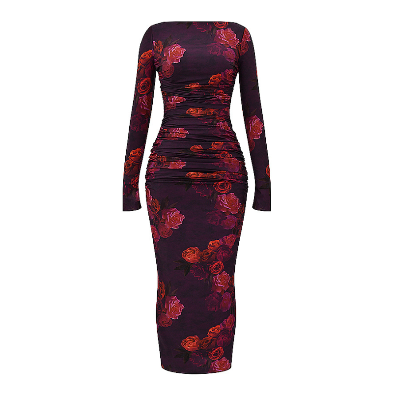 Chic Printed Maxi Dress for Every Occasion