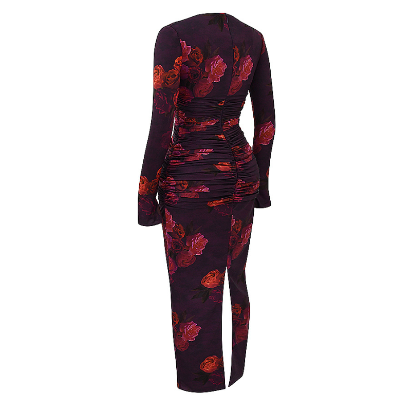 Chic Printed Maxi Dress for Every Occasion