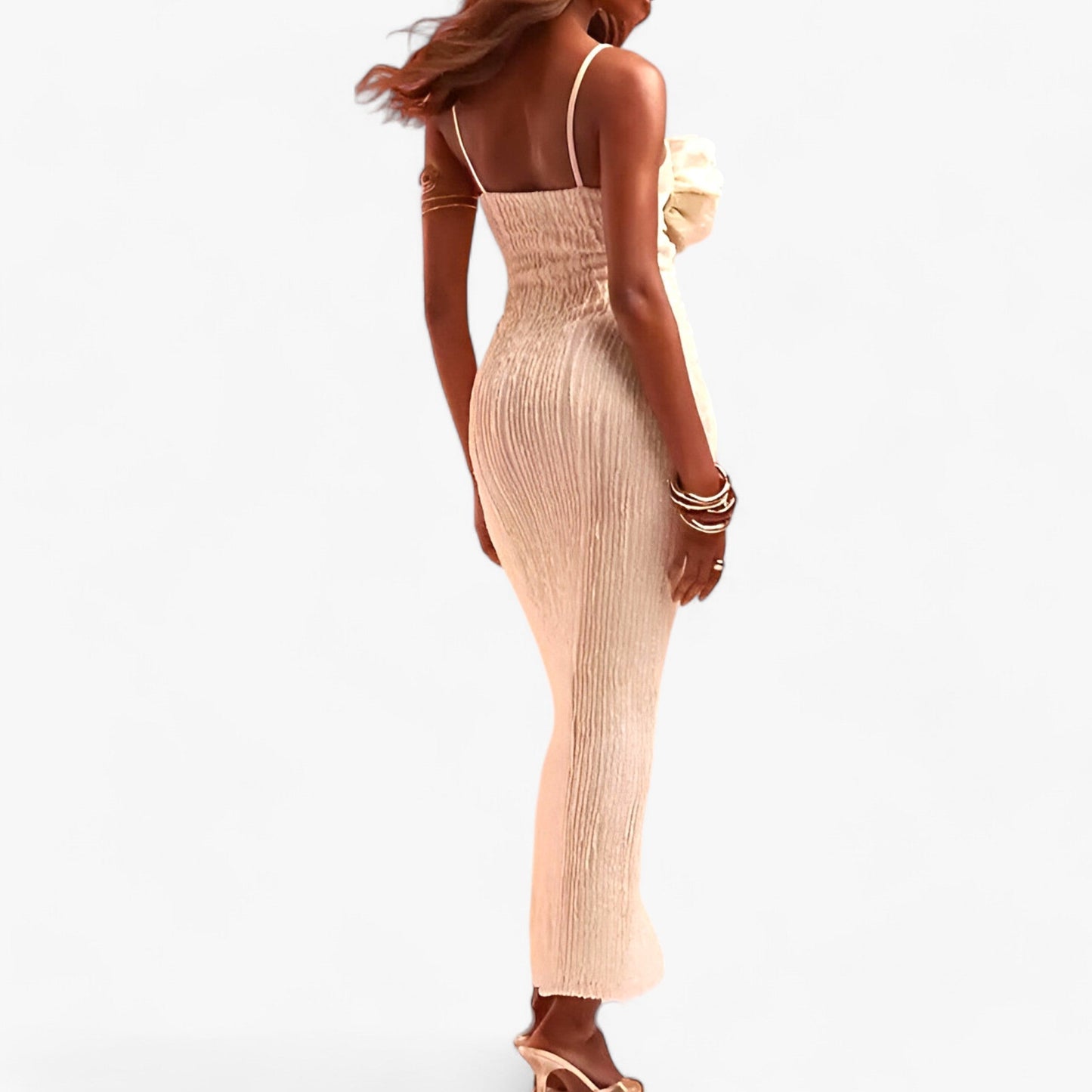 Chic Oversized Corset Maxi Dress