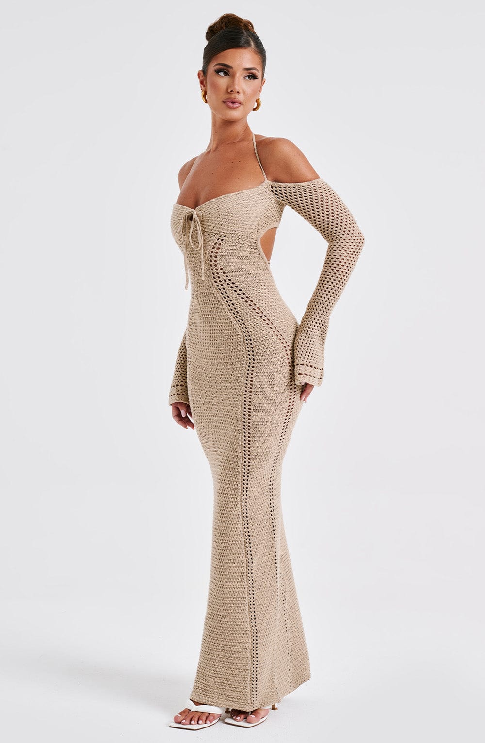 Elegant Beige Maxi Dress for Every Occasion