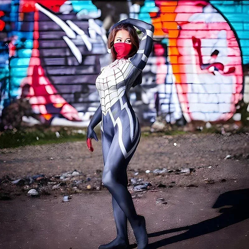 Spider-Man Cindy Moon Female Jumpsuit Costume