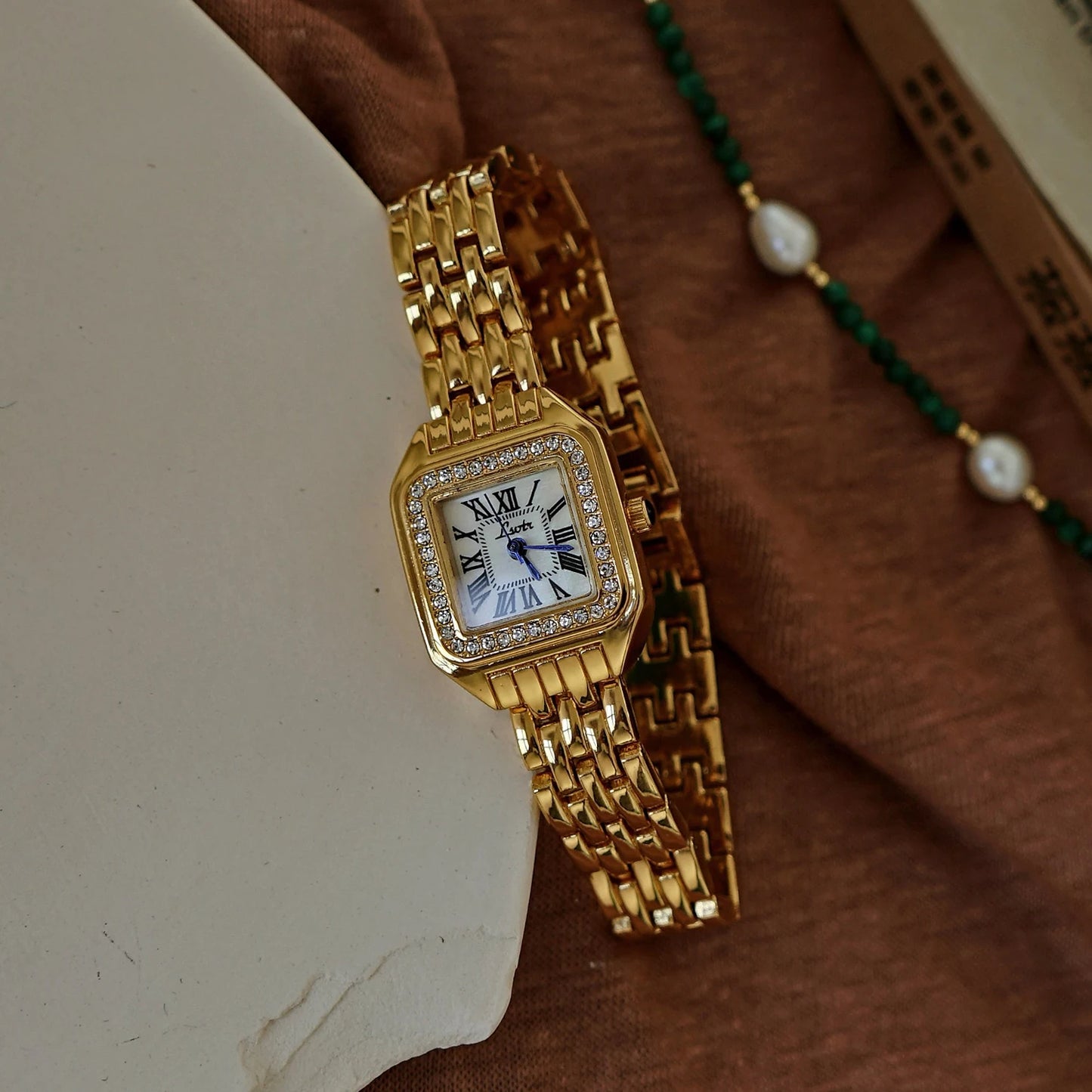 Aurora Vintage Gold Watch