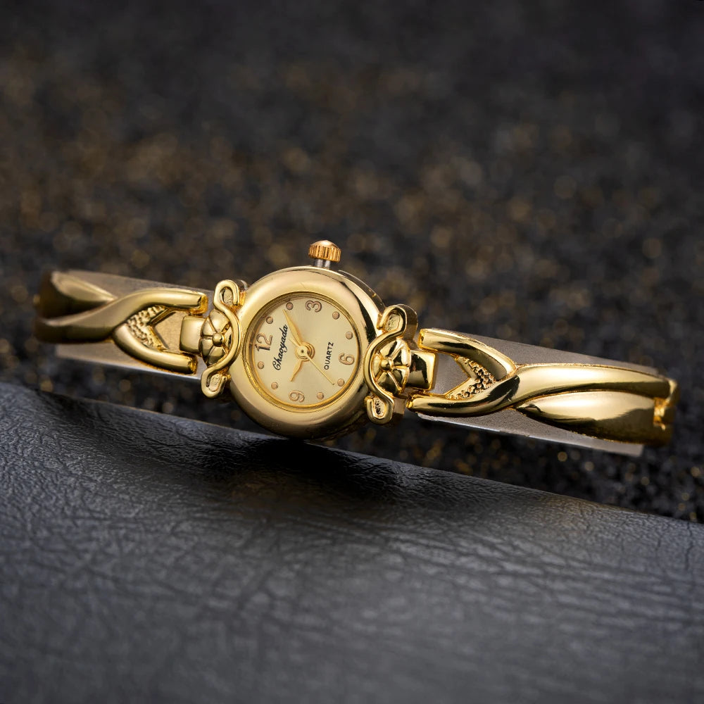 Celestia Vintage Gold Watch