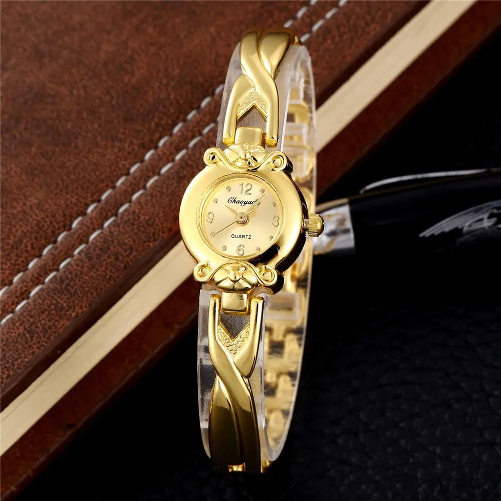 Celestia Vintage Gold Watch