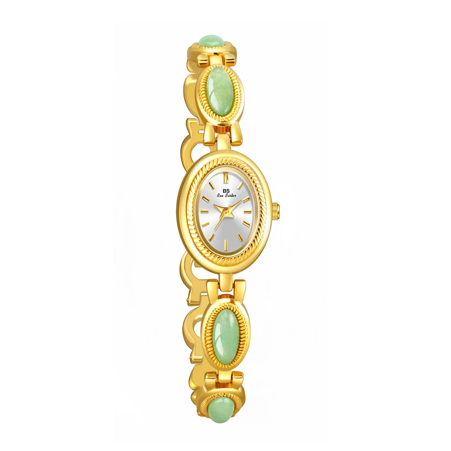 Jade Vintage Gold Watch