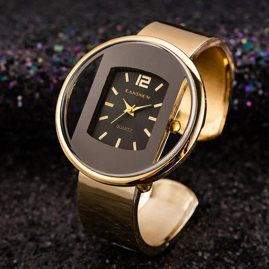 AURA - Modern Cuff Bracelet Watch for Women