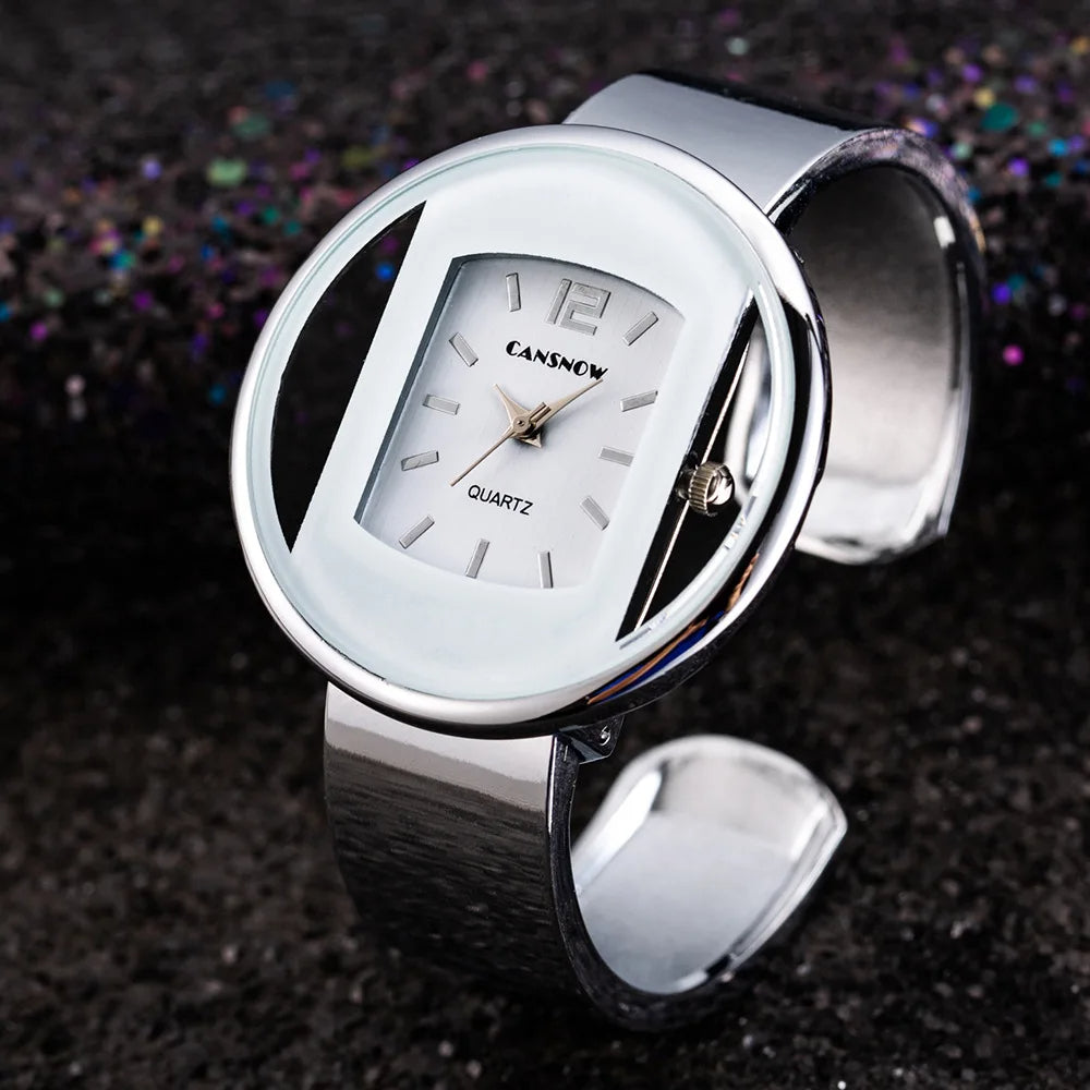 AURA - Modern Cuff Bracelet Watch for Women