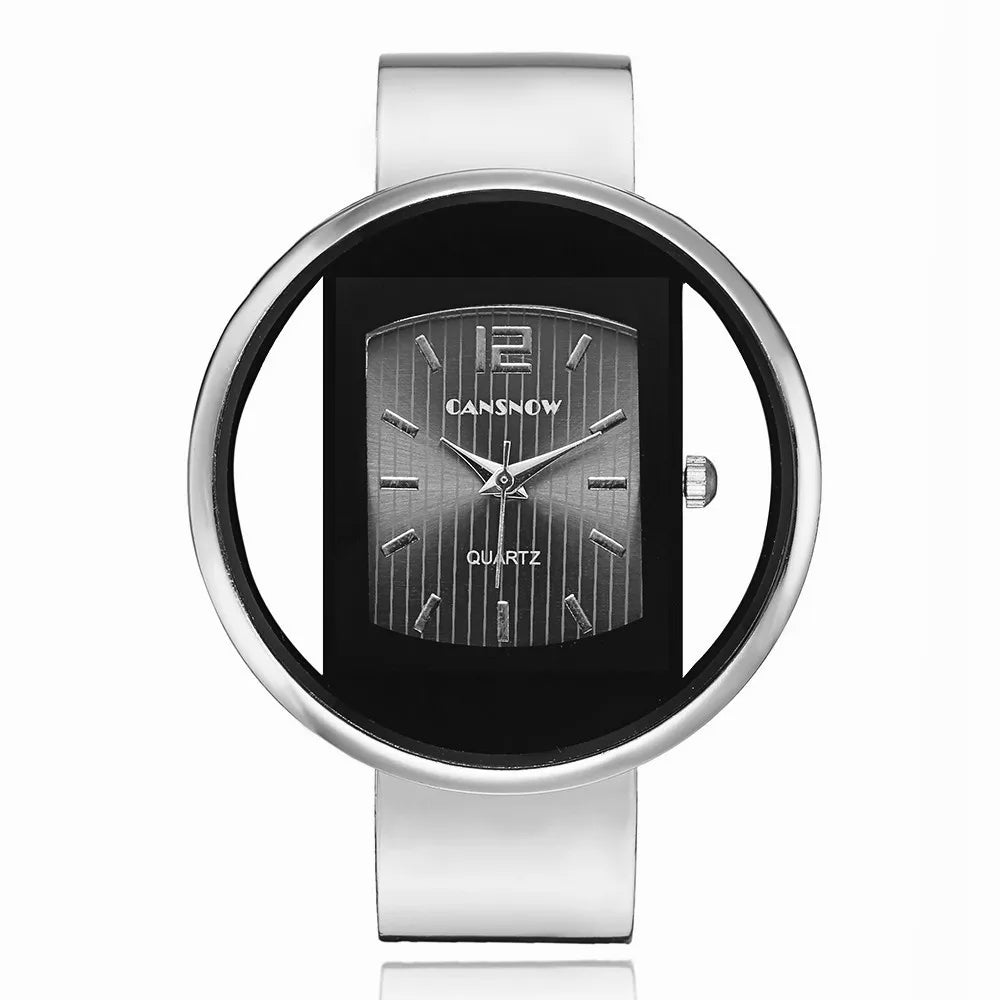 AURA - Modern Cuff Bracelet Watch for Women