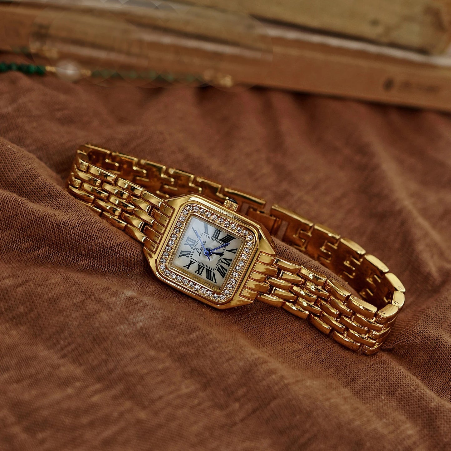 Aurora Vintage Gold Watch