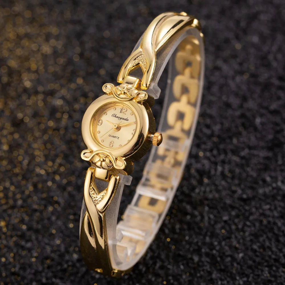 Celestia Vintage Gold Watch