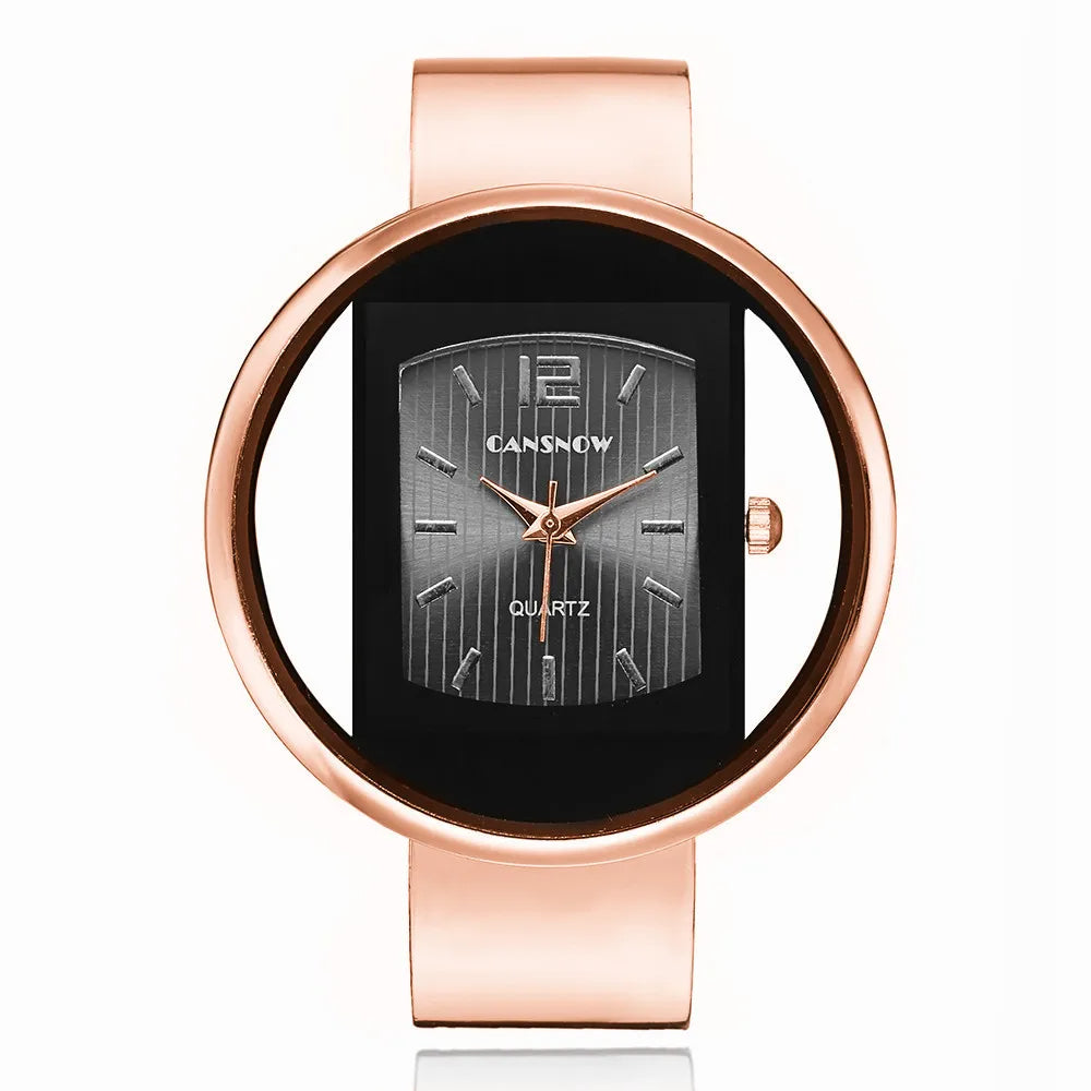 AURA - Modern Cuff Bracelet Watch for Women