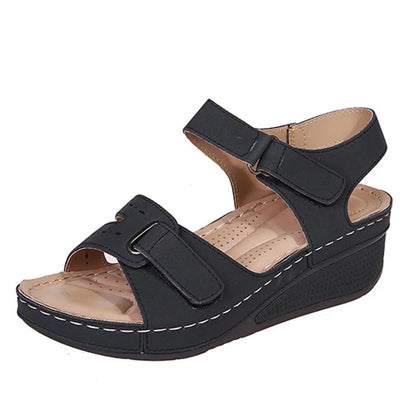 Women’s Adjustable Velcro Wedge Sandals