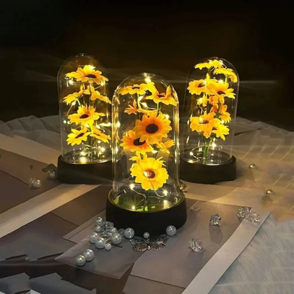 Sunflower LED Dome Gift Light for Special Occasions