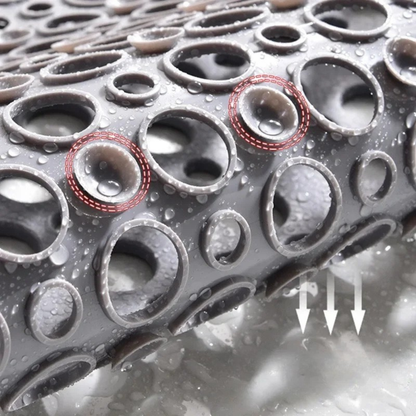 Non-Slip Bathroom Mat with Suction Cups, Anti-Mold