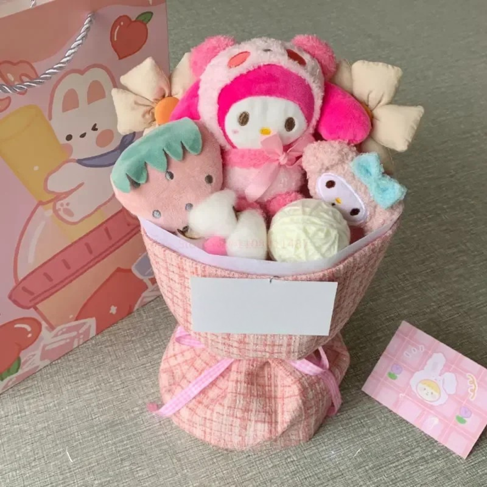 Plush Flower Bouquet - Cute Kawaii Plush Toy