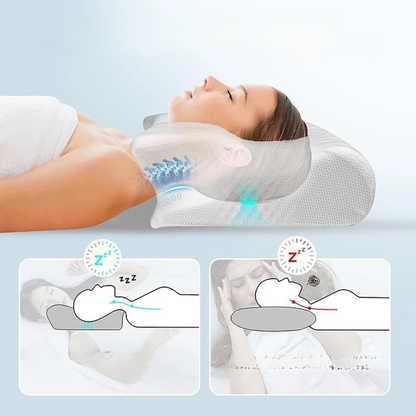 Ergonomic Memory Foam Neck & Cervical Pillow
