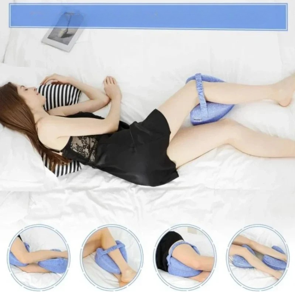Memory Foam Orthopedic Leg Pillow for Side Sleepers
