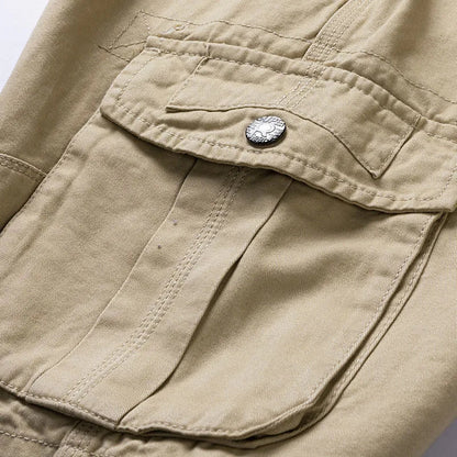 Men's Cargo Shorts Durable Cotton Blend