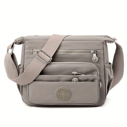 Women’s Multi-Pocket Crossbody Bag with Adjustable Strap