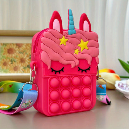 Colorful Crossbody Bag for Kids with Adjustable Strap