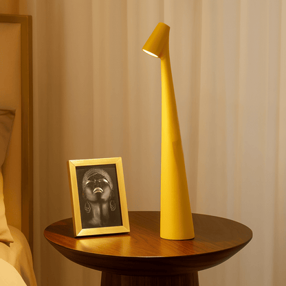 Rechargeable Metal Table Lamp – Stylish & Portable