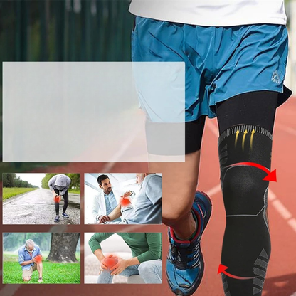 Knee Support Compression Sleeve – Full Leg Coverage