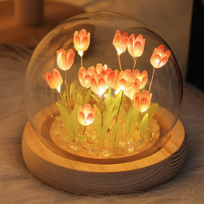 DIY Tulip LED Dome Night Light Gift Set