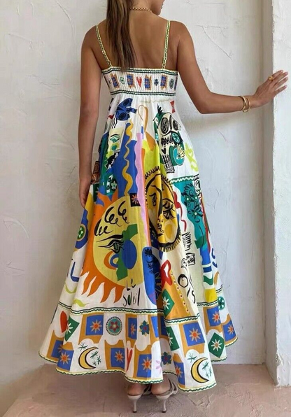 Elegant Babydoll Maxi Dress - Effortless Style