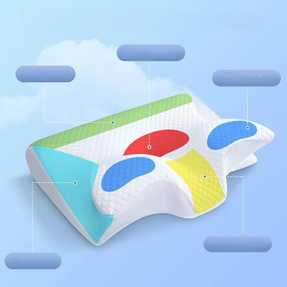 Ergonomic Memory Foam Neck & Cervical Pillow