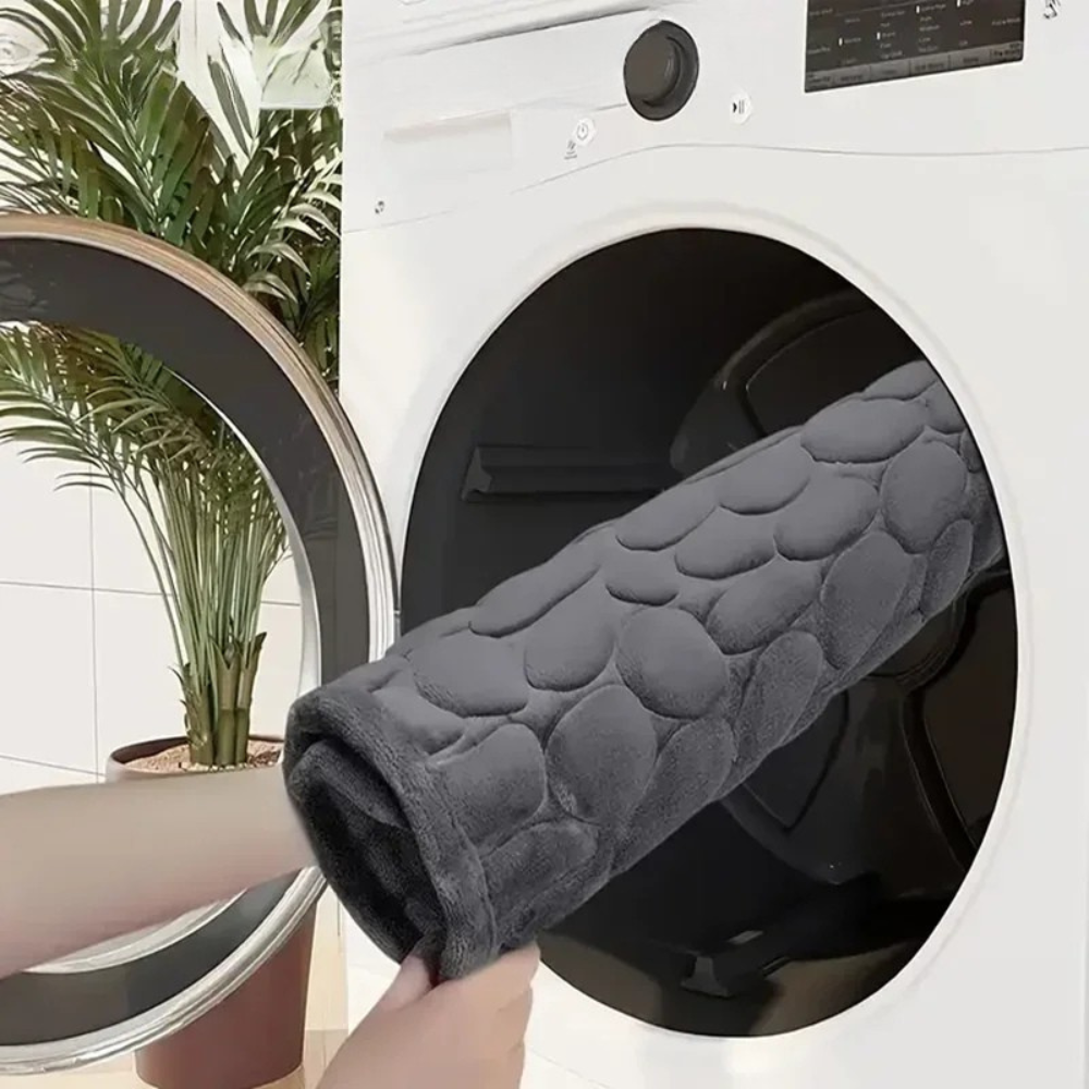 Non-Slip 3D Cobblestone Memory Foam Bath Mat