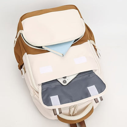 Kids Cartoon Print School Backpack with Large Capacity