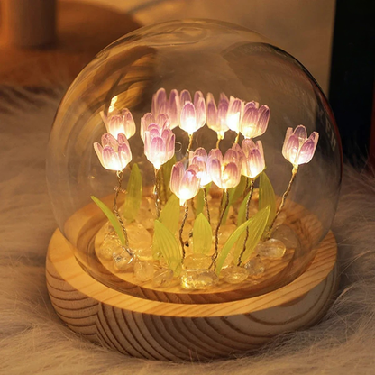 DIY Tulip LED Dome Night Light Gift Set