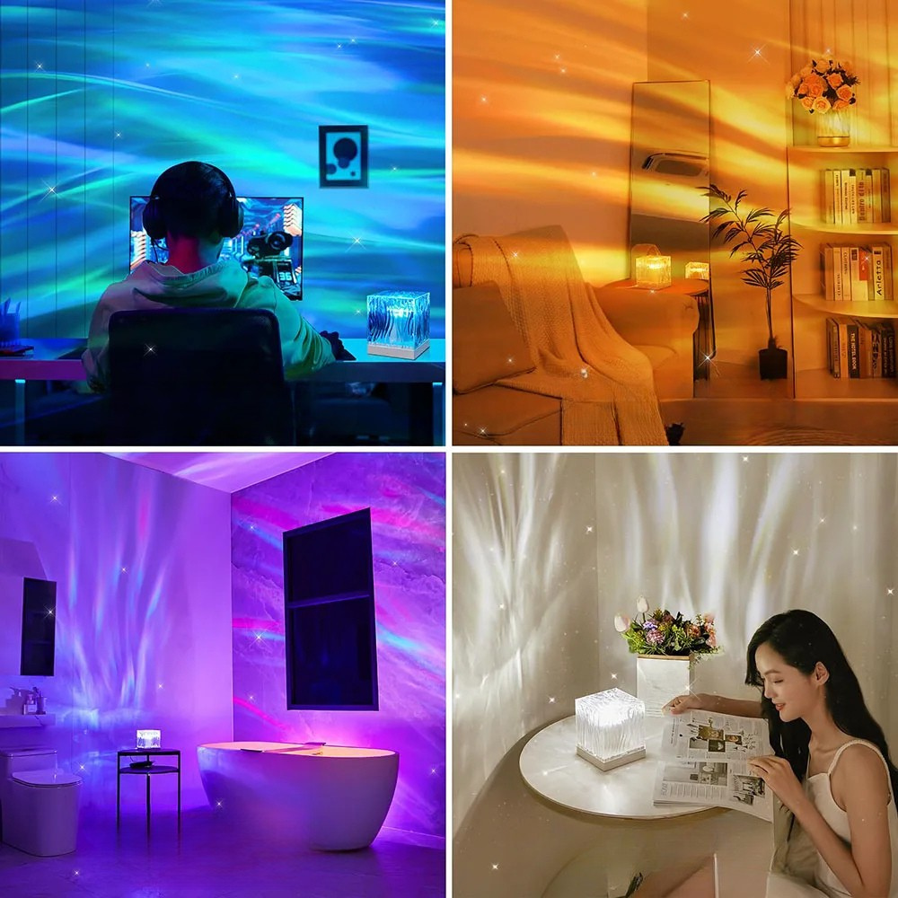 Northern Lights LED Projector Mood Night Lamp