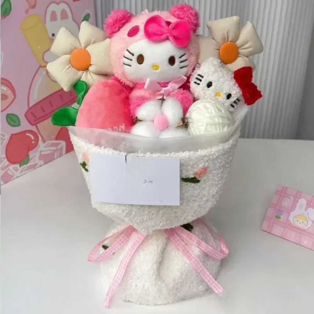 Plush Flower Bouquet - Cute Kawaii Plush Toy