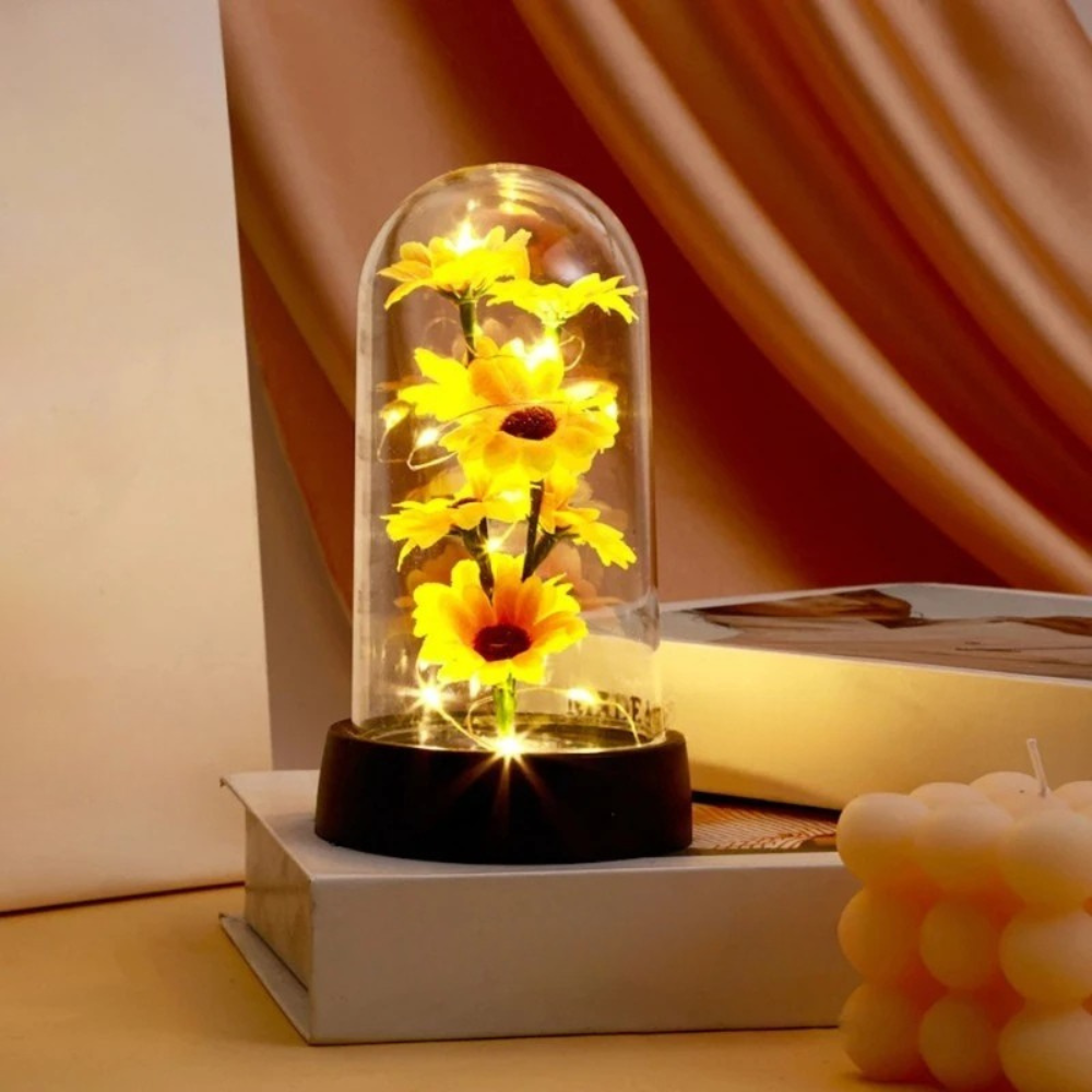 Sunflower LED Dome Gift Light for Special Occasions