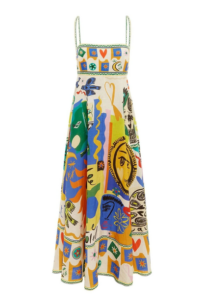 Elegant Babydoll Maxi Dress - Effortless Style