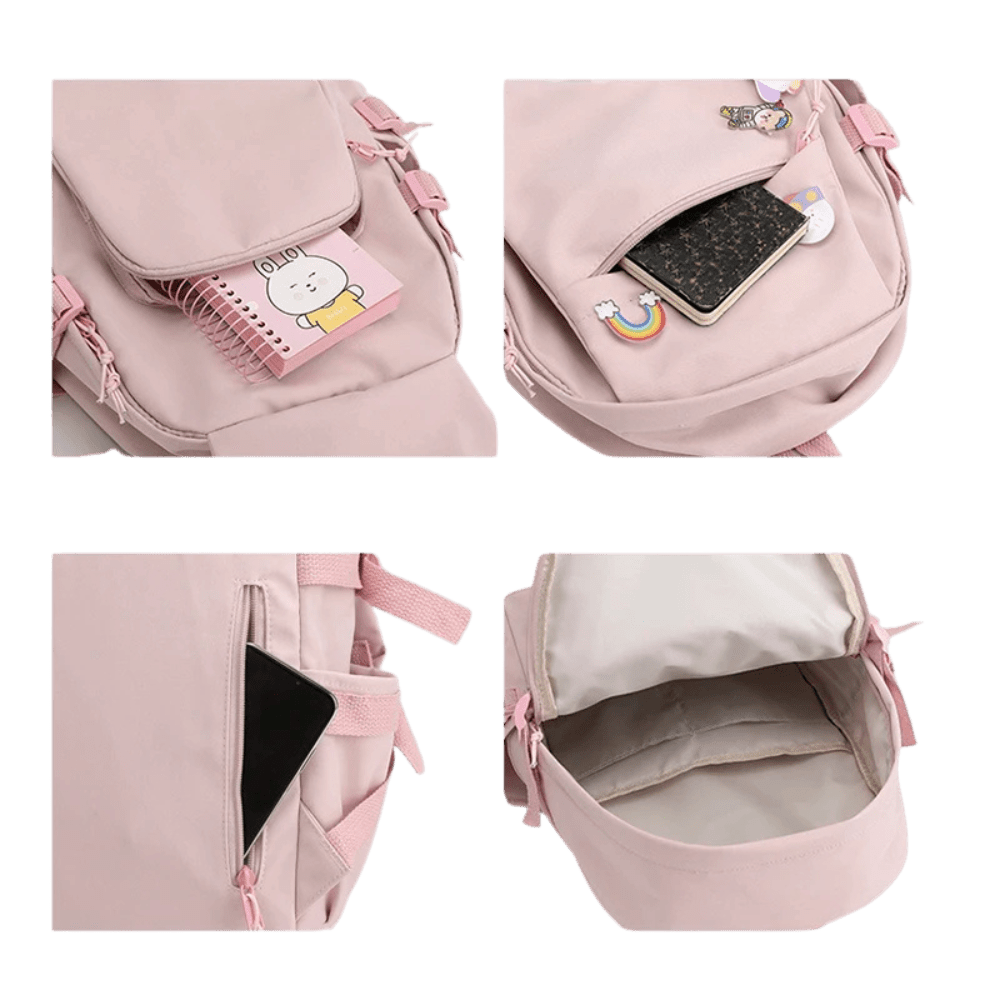 Colorful Character Backpack – Single or 3-Piece School Set