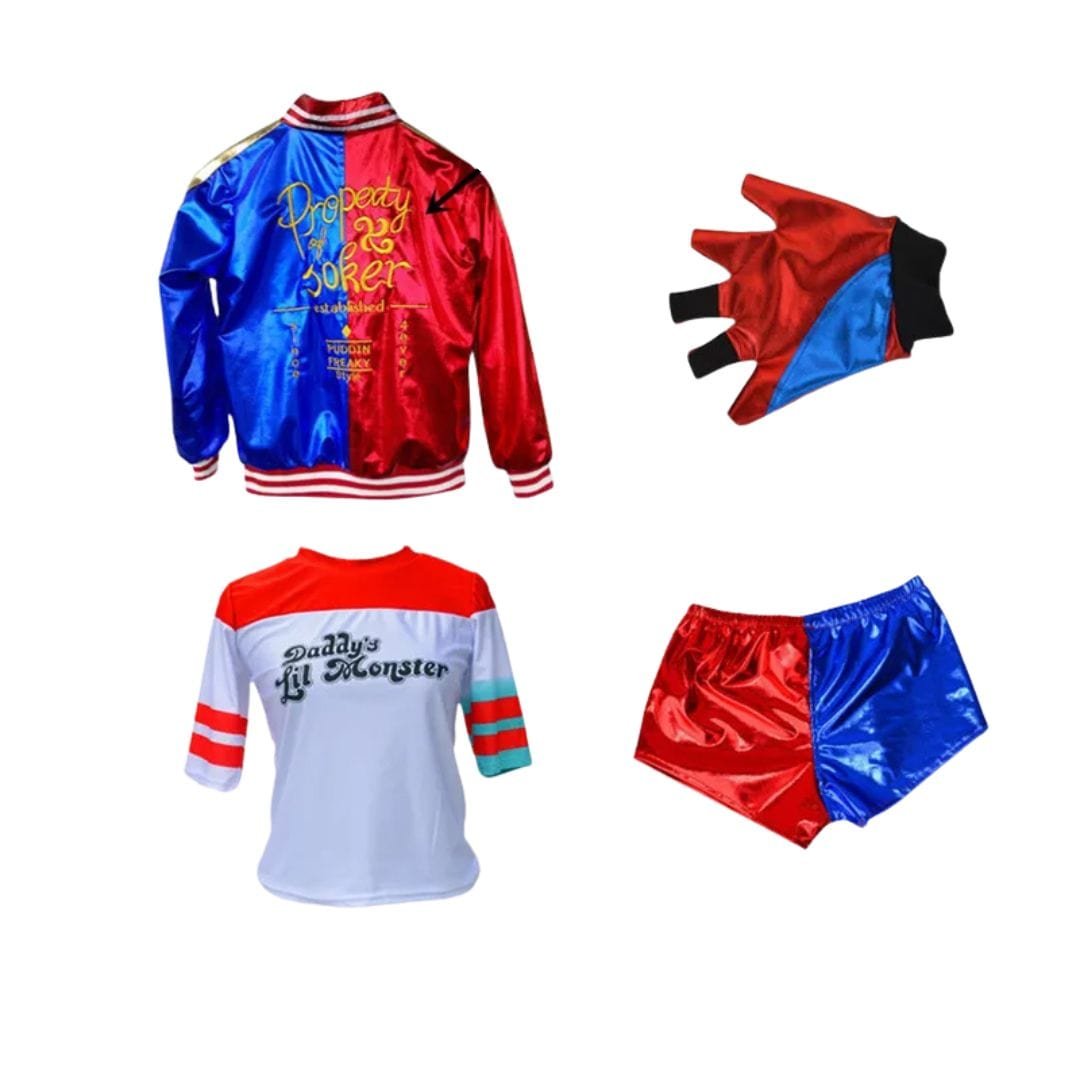Kids’ Red and Blue Jacket Costume Set – Multiple Piece Variants