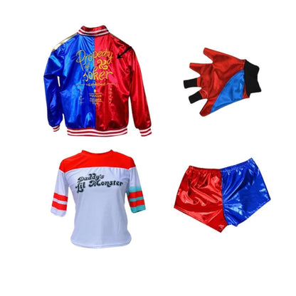 Kids’ Red and Blue Jacket Costume Set – Multiple Piece Variants