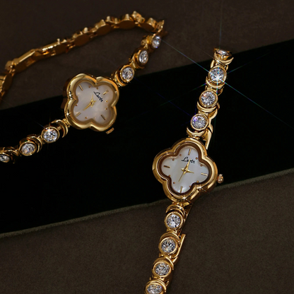 Clover Vintage Gold Watch