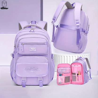 Lightweight Nylon Backpack with Adjustable Straps – Minimalist Design