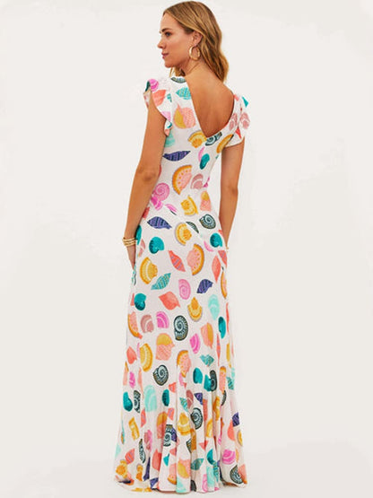 Jewel Maxi Dress: Flattering Coastal Elegance