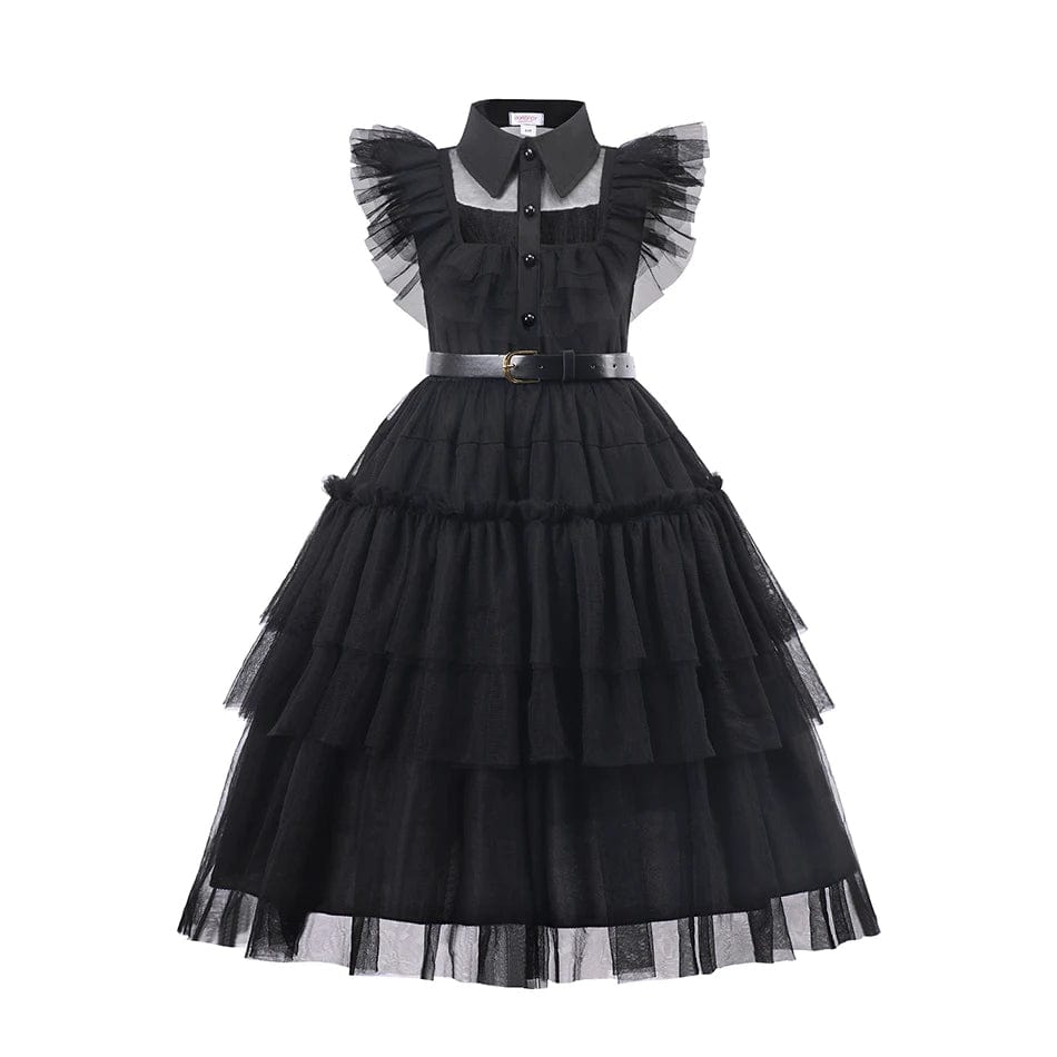 Kids’ Gothic-Inspired LED Costume Dress